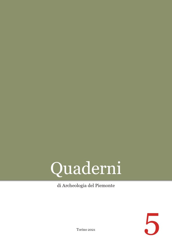 Quaderni di Archeologia del Piemonte 2021